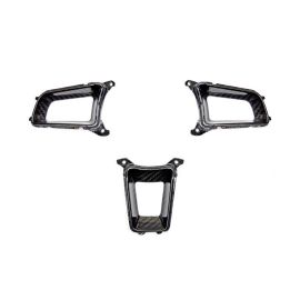 AutoTecknic Dry Carbon Steering Wheel Spoke Trim Set - Porsche 991/ 981/ 718