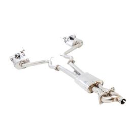 XForce Cat-Back Exhaust 63.5mm for Ford Mustang Ecoboost 2015+ with Varex Mufflers (ES-FM17-VMK-02-CBS)