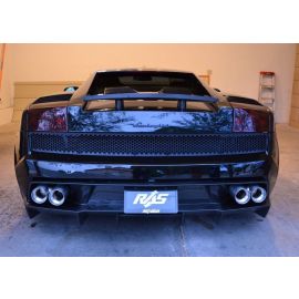 Lamborghini Gallardo (04-08) - Renown Quad Exhaust Pipes (to fit the LP570 style rear bumper)