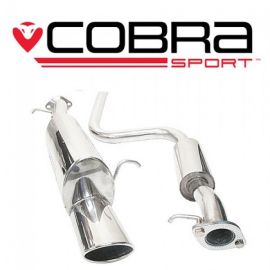 Cobra Sport Cat Back Exhaust for Ford Fiesta MK6 Zetec 2002-2007 Resonated (FD33)
