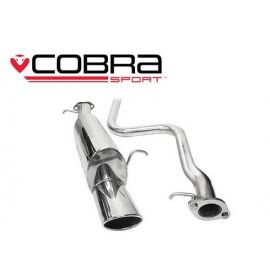 Cobra Sport Cat Back Exhaust for Ford Fiesta MK6 Zetec 02-07 Non Resonated (FD34)