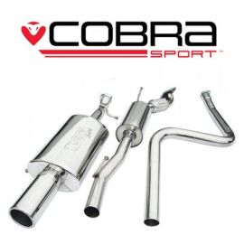 Cobra Sport Cat Back Exhaust for Ford Fiesta MK6 Zetec S 2002-2007 Resonated (FD38)