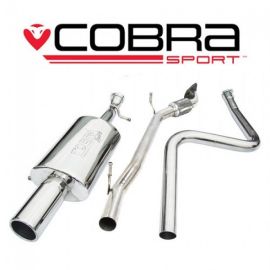 Cobra Sport Cat Back Exhaust for Ford Fiesta MK6 Zetec S 2002-2007 Non Resonated (FD39)