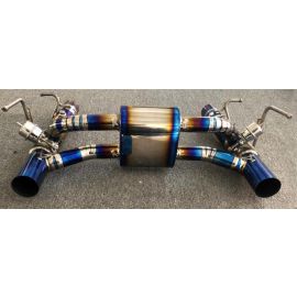 Ferrari F8 Tributo Titanium Exhaust, Part Number LUF8T1