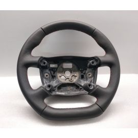 AUDI STEERING WHEEL FLAT BOTTOM A4 8E BLACK LEATHER A6 A8 A2 A3