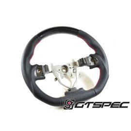 GT Spec D-Shaped Steering Wheel for Subaru Impreza GR/GV 08+ WRX/STi with Carbon