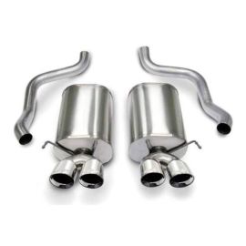 Corsa Performance Dual Rear Exit Axle-Back with Twin 4.5 Inch Tips - Sport Sound Level