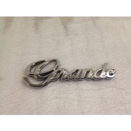 3D REAR BADGE EMBLEM CHROME FOR TOYOTA GRANDE ADHESIVE 135mm
