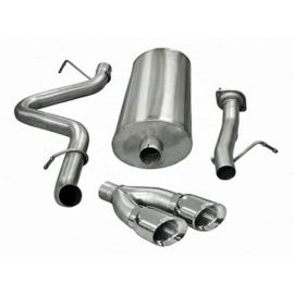 Corsa Performance Калильная Система Выхода с Двумя 4-дюймовыми Выпусками - Спортивный Звук, Для GMC Sierra/Chevrolet Silverado 2500, 6.0L V8, Легкий Установка