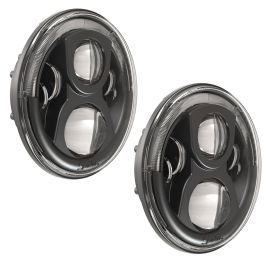 Land Rover Defender - Model 8700 J W Speaker Evolution 2 Headlight Kit with DRL (black inner bezel)
