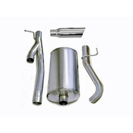 Corsa Performance Catback для GMC Sierra 2500 и Chevrolet Silverado 2500 2003-2006, выхлопная система с 4-дюймовым патрубком, спортивный звук, простая установка.