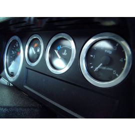 Land Rover Defender - Croytec Billet Aluminium Clock Surround Set [silver]