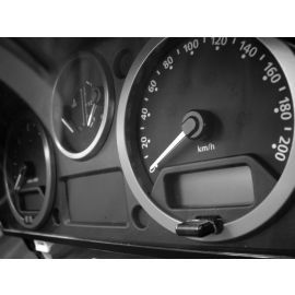 Land Rover Defender (PUMA models) - Croytec Billet Aluminium Clock Surround Set [silver]