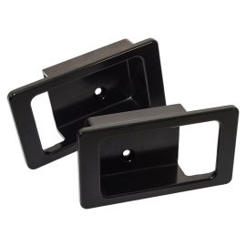 Land Rover Defender - Croytec Billet Aluminium Door Opening Handle Back Plates [black]