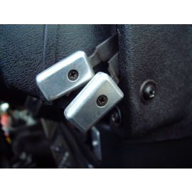 Land Rover Defender (TD5 models) - Croytec Billet Aluminium Heater Controls Handles [silver]