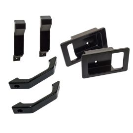Land Rover Defender - Croytec Billet Aluminium Interior Door Set [black]