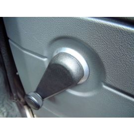 Land Rover Defender - Croytec Billet Aluminium Window Winder Spacer Bezels [silver]