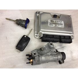 2002 VW PASSAT B5.5 1.9TDI LOCK SET, IGNITION, DOOR + ECU AWX code RHD 038906019