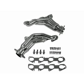 BBK Performance Короткие Коллекторы Выпускной Системы - Керамическое Покрытие, Увеличение Мощности для Dodge Charger, Challenger, Chrysler 300C 6.4L SRT8