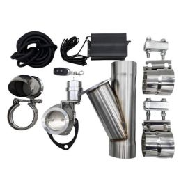 Granatelli 2,5 Zoll Edelstahl Auspuffklappe mit Bandklemmen