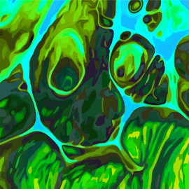 Vinyl Car Wrap Film - Oilslick (Green)