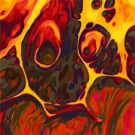 Vinyl Car Wrap Film - Oilslick (Red)