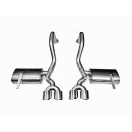 Купить Corsa Performance Аккустическая система со смещением заднего выхода Dual 4.0 дюйма - Xtreme уровень звука для Chevrolet Corvette C5 5.7L, легкая установка, немецкая нержавеющая сталь, без вибраций.