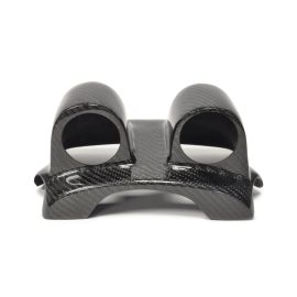 Rexpeed Carbon Fiber Dual Gauge Pod for Evo X (R149A)