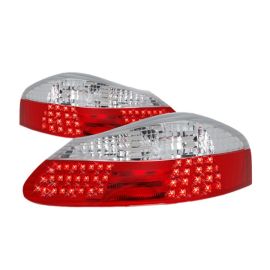 Porsche Boxster 986 - Rear LED Tail Lights (red/clear)