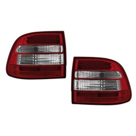 Porsche Cayenne 955 - Rear LED Tail Lights (red/clear) [style 1]