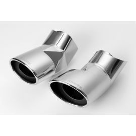Range Rover L322 02+ - HAWKE Stainless Exhaust Tail Pipe Tips (chrome)