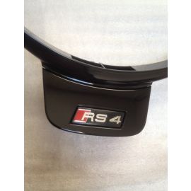 AUDI RS4 A4 Steering wheel trim insert Gloss Black