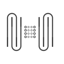 ICON 00-04 Ford F-250/F-350 Front Semi Round U-Bolt Kit