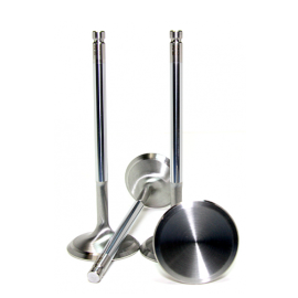 GSC P-D 12-13 Subaru/Scion BRZ/FR-S Chrome Polished Exhaust Valve - 30mm Head (+1mm) - SET 8