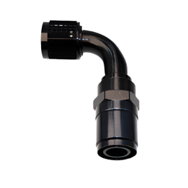 Fragola -10AN Race-Rite Crimp-On Hose End 90 Degree