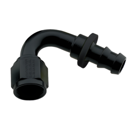 Fragola -10AN Push-Lite End 120 Degree - Black