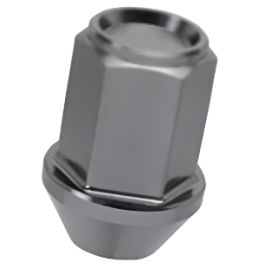 Project Kics 12X1.50 Gunmetal Leggdura Racing Lug Nuts (Laser Logo) - 20 PCS