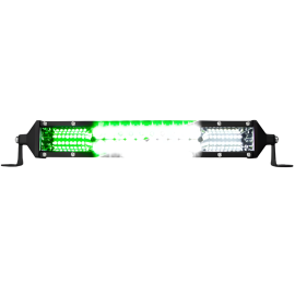 XK Glow 2-in-1 LED Light Bar w/ White and Hunting Green Flood and Spot Work Light 30In