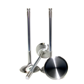 GSC P-D 12-13 Subaru/Scion BRZ/FR-S Chrome Polished Exhaust Valve - 29mm Head (STD) - SET 8