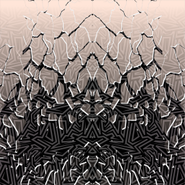 Vinyl Car Wrap Film - Shattered Illusions (Grey)