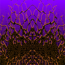 Vinyl Car Wrap Film - Shattered Illusions (Purple)