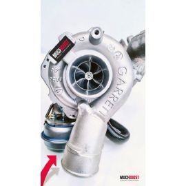 MuchBoost Billet Wheel GTB1756VK Hybrid Turbo Upgrade vacuum converted with a welded 1.9/2.0 TDI Manifold (T233)