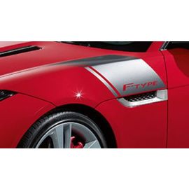 Jaguar F-Type 2013+ - Bonnet Decals (Available in Gunmetal Grey or Silver)