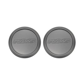 Volk Rays Matte Black ZE40/TE37 Center Caps (Set of 2)