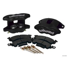 Wilwood D52 Front Caliper Kit - Black Ano 2.00 / 2.00in Piston 1.28in Rotor