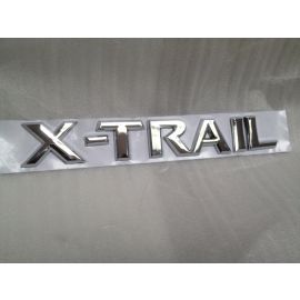 3D REAR BADGE EMBLEM CHROME FOR NISSAN X-TRAIL ADHESIVE 200mm