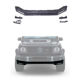 Нижний спойлер бампера W463A W464 G500 G400 G63 AMG Mercedes G-Class 2018+ с LED, стиль Brabus