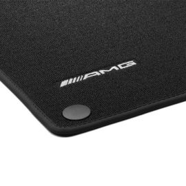 Mercedes-AMG Fußmatte in Kurzschlingenoptik, Fahrermatte Linkslenker, 1-teilig, mit gesticktem AMG-Logo GLC (C253/X253)