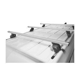 Basic roof rack, three crossbars, Sprinter, silver-colored, black, A9078900000