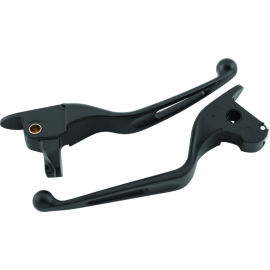 Bikers Choice 14-16 FLH FLT Black Vortex Lever Set